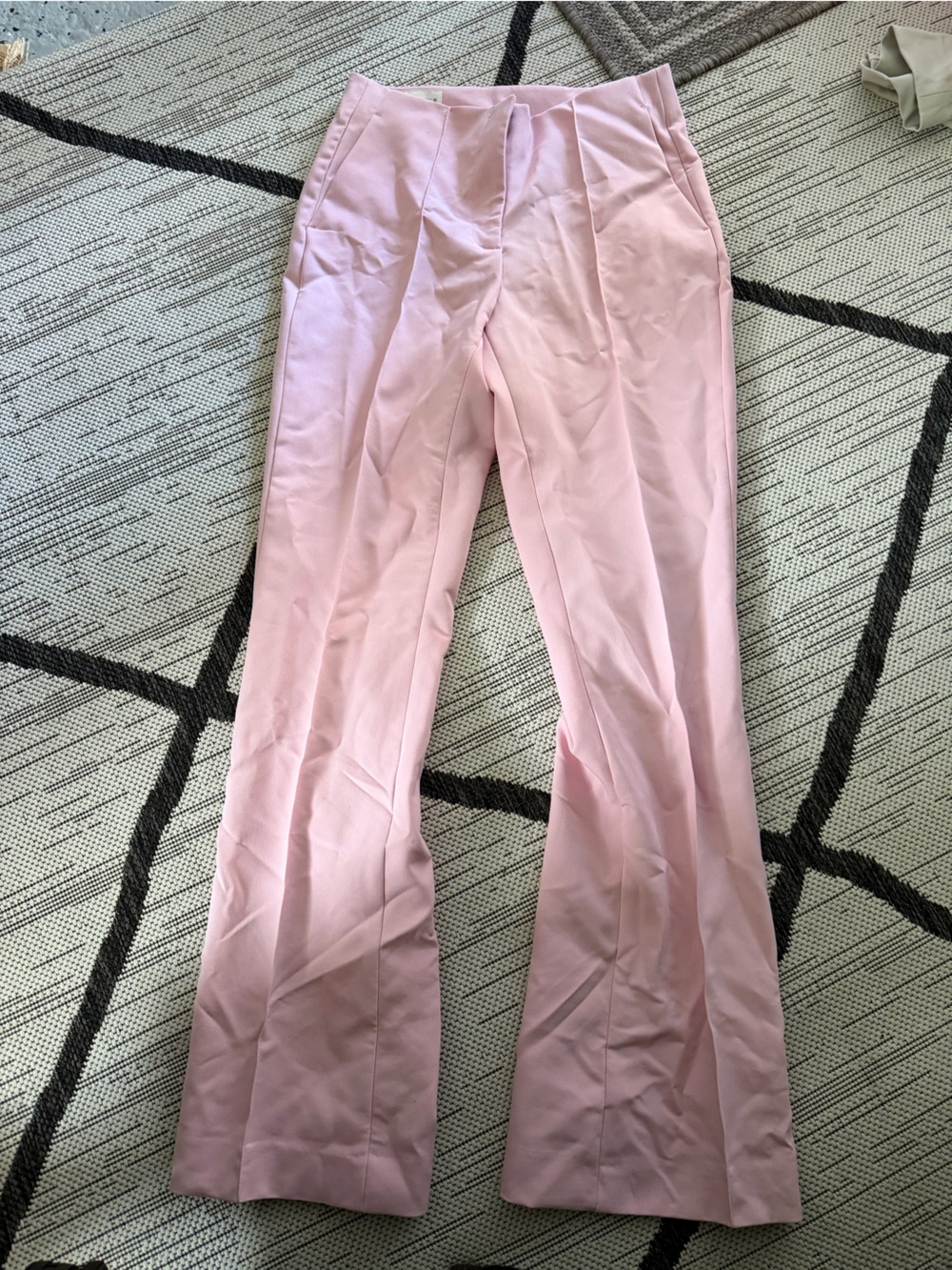 BRAND NEW NEVER WORN ZARA Pink Trousers Size Small NWT